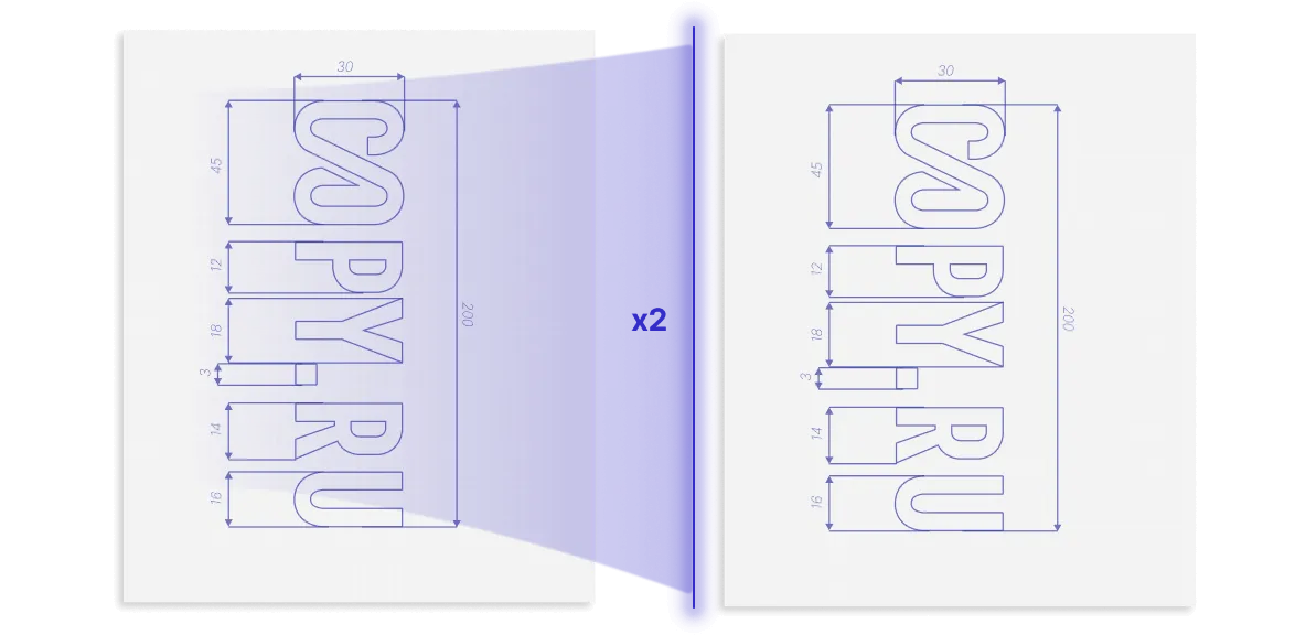 Копирование чертежей 